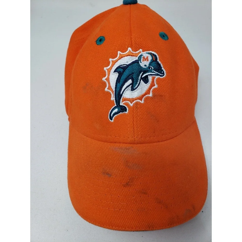 MIAMI DOLPHINS NFL‎ Team Apparel On Field Adult Orange Hat Cap